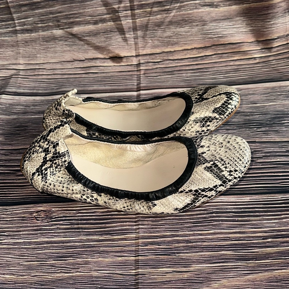 Cole Haan snakeskin ballet flats. Women’s size 6